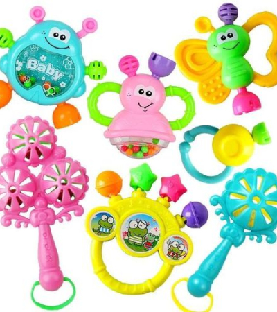Digabi 7pcs Baby Rattles Toys Set, Infant Grab Shake Rattle, Early Development Learning Music Toy, Newborn Birthday Gifts for 0-2 years baby Item | Buy Digabi 7pcs Baby Rattles Toys Set, Infant Grab Shake Rattle, Early Development Learning Music Toy, Newborn Birthday Gifts for 0-2 years baby | SPOP Enterprise Global
