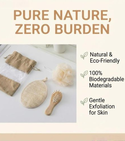 Three-Piece Bath Set: Woven Exfoliating Loofah Scrub Pad, Scalp Massage Comb, And Bath Sponge For Gentle Exfoliation. Body Cleansing Includes A Bath Sponge, Massage Comb, And Exfoliating Scrub Pad Item | Buy Three-Piece Bath Set: Woven Exfoliating Loofah Scrub Pad, Scalp Massage Comb, And Bath Sponge For Gentle Exfoliation. Body Cleansing Includes A Bath Sponge, Massage Comb, And Exfoliating Scrub Pad | SPOP Enterprise Global